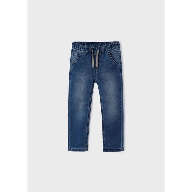 Mayoral Παντελονι soft denim τζογκερ 24-03543-092 τζιν