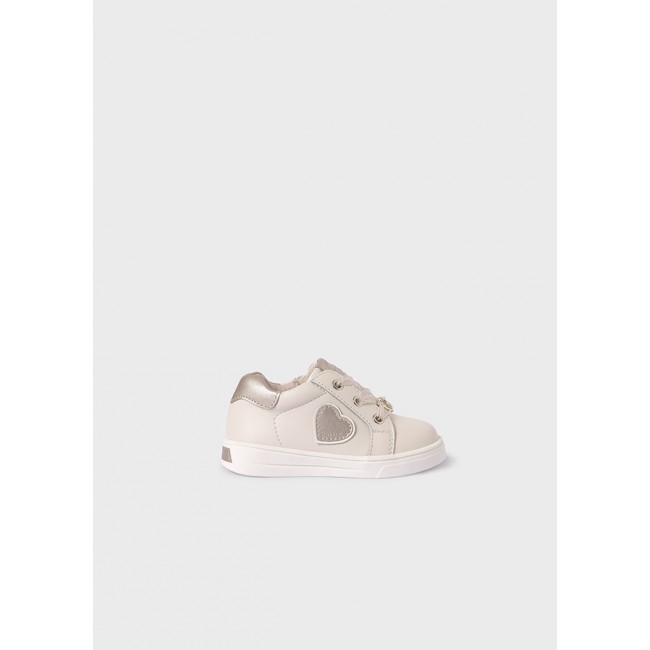 Mayoral Sneaker καρδια 24-41523-079 εκρου