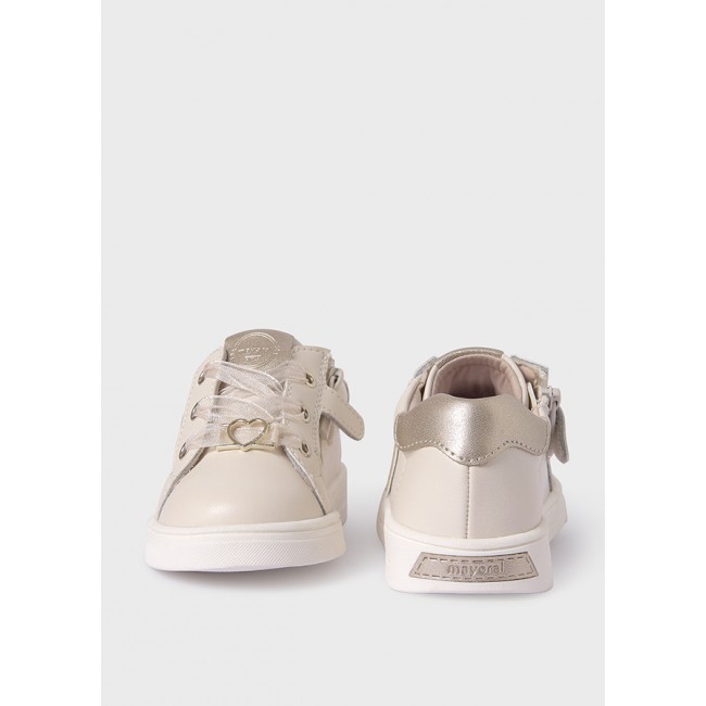 Mayoral Sneaker καρδια 24-41523-079 εκρου