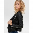 Only ONLGEMMA FAUX LEATHER BIKER OTW NOOS 15153079 black