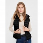 Only ONLNEWTAHOE HOOD WAISTCOAT OTW NOOS 15205760 black