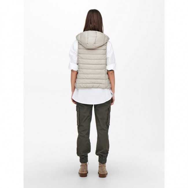 Only ONLNEWTAHOE HOOD WAISTCOAT OTW NOOS 15205760 pumice stone