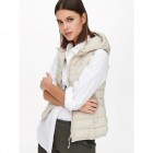 Only ONLNEWTAHOE HOOD WAISTCOAT OTW NOOS 15205760 pumice stone