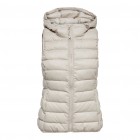Only ONLNEWTAHOE HOOD WAISTCOAT OTW NOOS 15205760 pumice stone