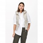 Only ONLNEWTAHOE HOOD WAISTCOAT OTW NOOS 15205760 pumice stone