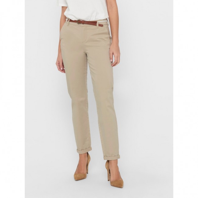 Only ONLBIANA MW COTTON BELT CHINO PNT NOOS 15218519 humus Only ONLBIANA MW COTTON BELT CHINO PNT NOOS 15218519 humus