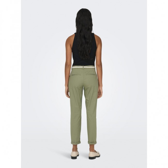 Only ONLBIANA MW COTTON BELT CHINO PNT NOOS 15218519 aloe Only ONLBIANA MW COTTON BELT CHINO PNT NOOS 15218519 aloe