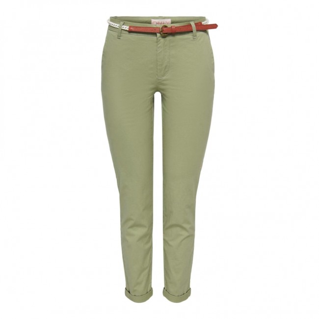 Only ONLBIANA MW COTTON BELT CHINO PNT NOOS 15218519 aloe Only ONLBIANA MW COTTON BELT CHINO PNT NOOS 15218519 aloe