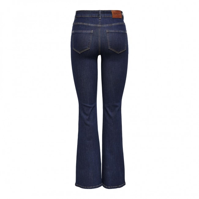 Only ONLWAUW HW FLARED RINSE DNM GUA030 NOOS 15230472 dark blue denim