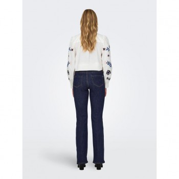 Only ONLWAUW HW FLARED RINSE DNM GUA030 NOOS 15230472 dark blue denim