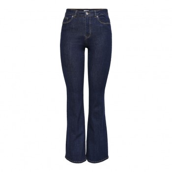 Only ONLWAUW HW FLARED RINSE DNM GUA030 NOOS 15230472 dark blue denim