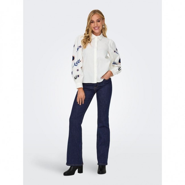 Only ONLWAUW HW FLARED RINSE DNM GUA030 NOOS 15230472 dark blue denim