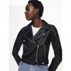 Only ONLBEST FAUX LEATHER BIKER OTW 15238135 black