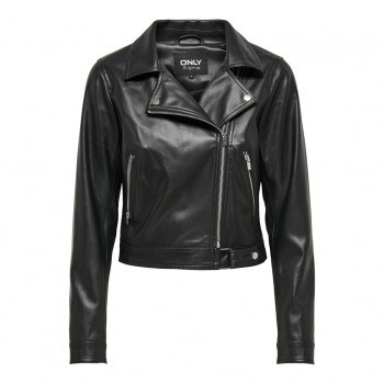Only ONLBEST FAUX LEATHER BIKER OTW 15238135 black