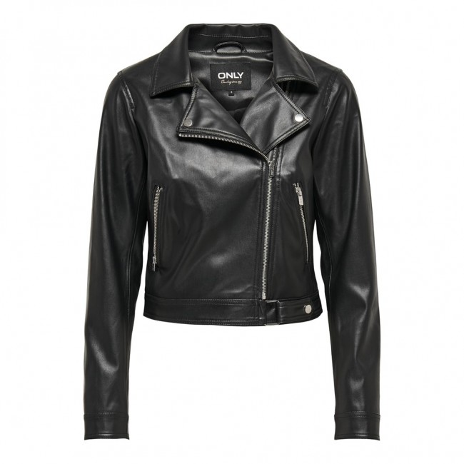 Only ONLBEST FAUX LEATHER BIKER OTW 15238135 black