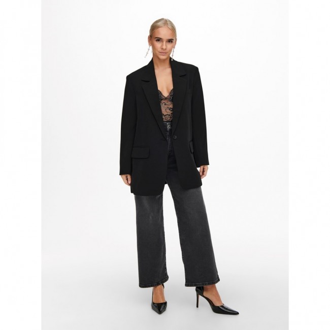 Only ONLLANA-BERRY L/S OVS BLAZER TLR NOOS 15245698 black