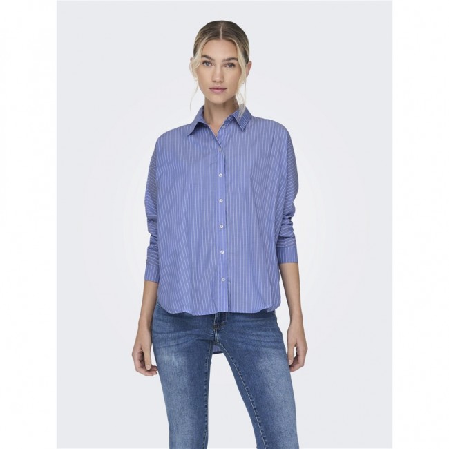 Only ONLNEW GRACE LS SHIRT NOOS WVN 15250836 moonlight blue
