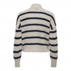 Only ONLCAROLNICE STRIPE CARDIGAN KNT NOOS 15261057 plumice stone navy blazer