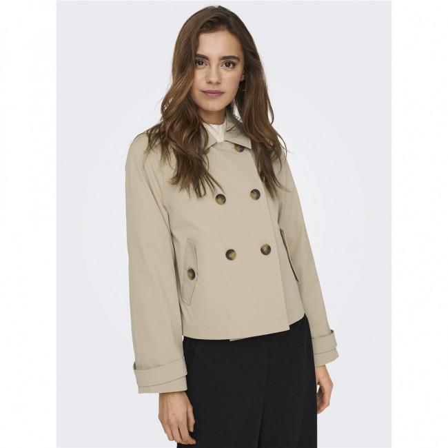 Only ONLAPRIL SHORT TRENCHCOAT OTW NOOS 15274982 oxford tan