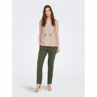 Only ONLCARO S/L LOOSE LINEN BL VEST CC TLR 15278794 oxford tan