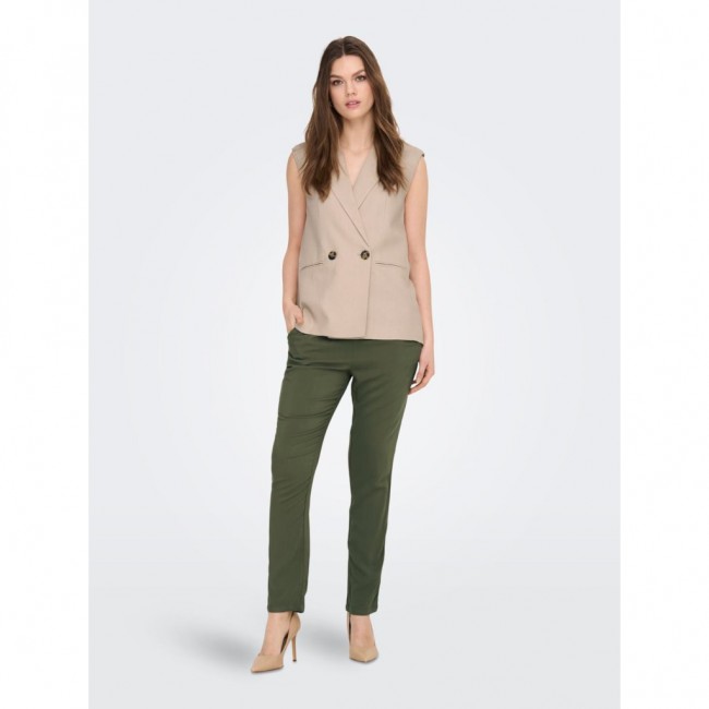 Only ONLCARO S/L LOOSE LINEN BL VEST CC TLR 15278794 oxford tan