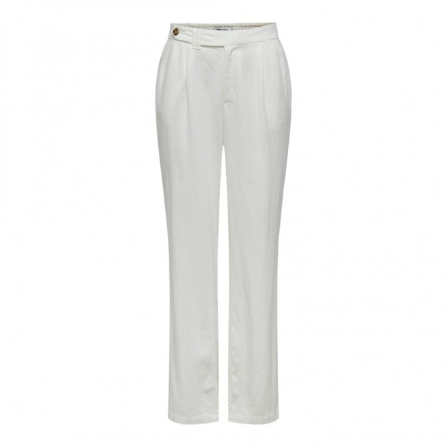 Only ONLCARO HW STR LINEN PANT CC TLR 15311001 cloud dancer