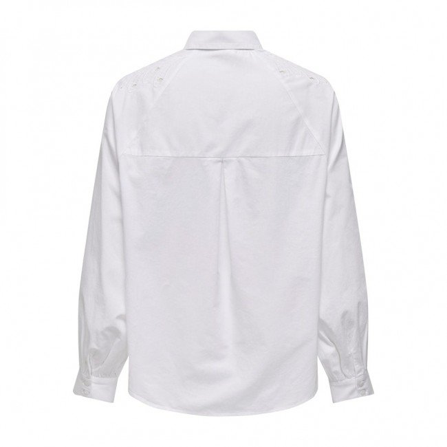 Only ONLDIVISION GAGA HIGHLOW SHIRT WVN 15314345 bright white