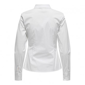 Only ONLLETA COMO FITTED STONE SHIRT WVN 15314348 bright white stones