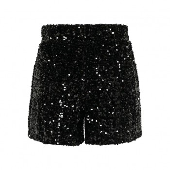 Only ONLCONFIDENCE SEQUINS SHORTS JRS 15310180 black black sequine