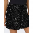 Only ONLCONFIDENCE SEQUINS SHORTS JRS 15310180 black black sequine