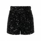 Only ONLCONFIDENCE SEQUINS SHORTS JRS 15310180 black black sequine