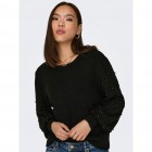 Only ONLKINNE LS PEARL DETAIL O-NECK KNT 15314672 black dtm pearls