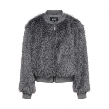 Only ONLMANNY FAUX FUR BOMBER CC OTW 15322405 thunderstorm