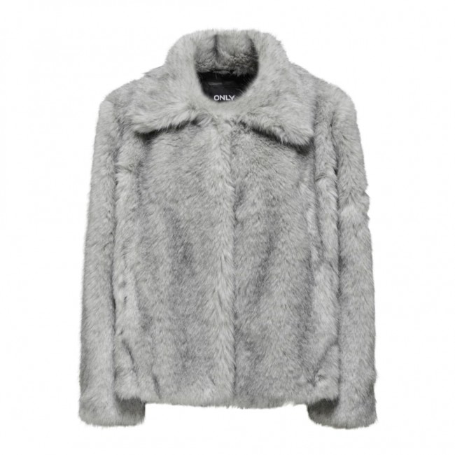 Only ONLRUBINA FAUX FUR JACKET OTW 15325924 grey violet steaple grey