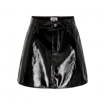 only ONLSAVITA HW VINYL SKIRT PNT 15328036 black