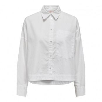 Only ONLCARRIE LS SHIRT WVN 15328755 bright white