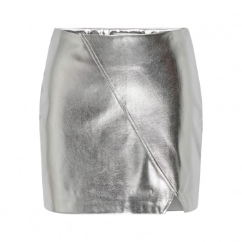 Only ONLEILISH MW METALLIC SKIRT PNT 15331703 silver colour