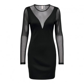 Only ONLBECKI LS MIX BODYCONDRESS WVN 15331783 black