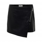 Only ONLCOLLIE HW FAUX LEATHER SKORT PNT 15331872 black