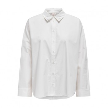 Only ONLNEW GRAC ARIA LIFE LS STONE SHIRT WVN 15334075 bright white