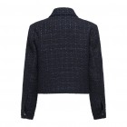 Only ONLSHONA L/S BOUCLE SHIRT TLR 15334275 navy blazer