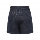 Only ONLAMILIA-SHONA HW BOUCLE SHORTS TLR 15334278 navy blazer