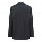 Only ONLSADIE LS OVS PINSTRIPE BLAZER TLR 15334284 dark grey white pinstripes