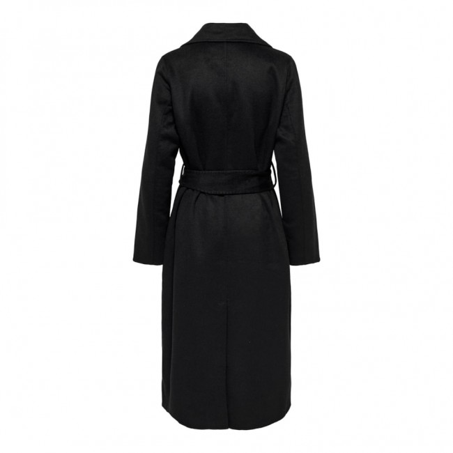 Only ONLBELINA BELTED HANDMADE WOOL COAT OTW 15338295 black