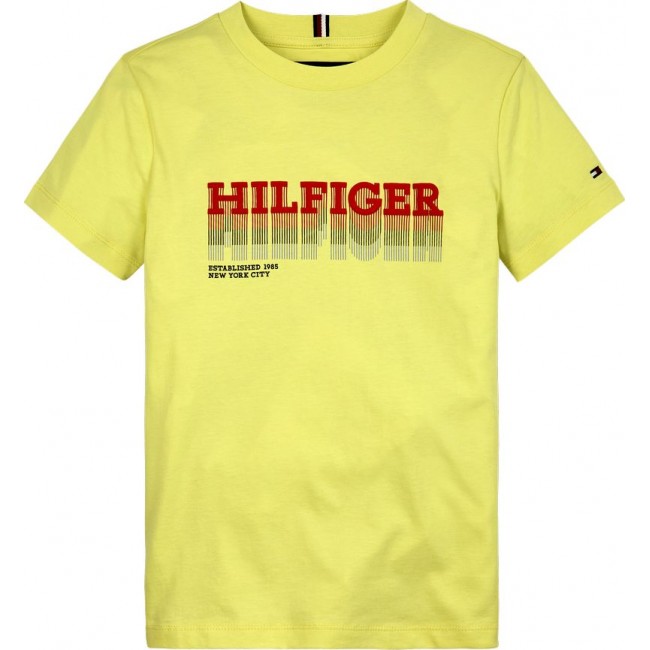 Tommy hilfiger FADE HILFIGER TEE S/S KB0KB08812 ZIN.001 Tommy hilfiger FADE HILFIGER TEE S/S KB0KB08812 ZIN.001