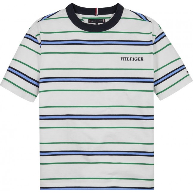 Tommy hilfiger MONOTYPE STRIPES TEE S/S KB0KB08816 0CD.143 Tommy hilfiger MONOTYPE STRIPES TEE S/S KB0KB08816 0CD.143