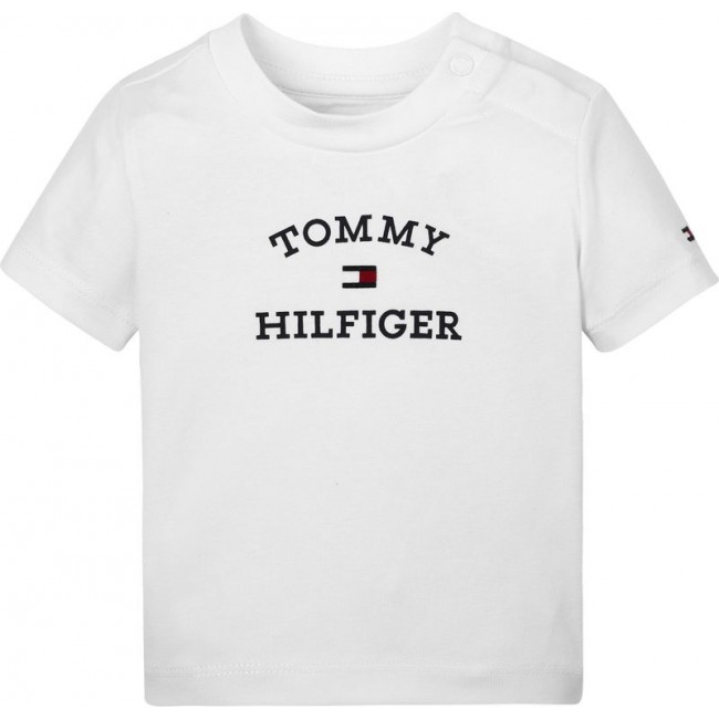 Tommy hilfiger BABY TH LOGO TEE S/S KN0KN01805 YBR.001 Tommy hilfiger BABY TH LOGO TEE S/S KN0KN01805 YBR.001