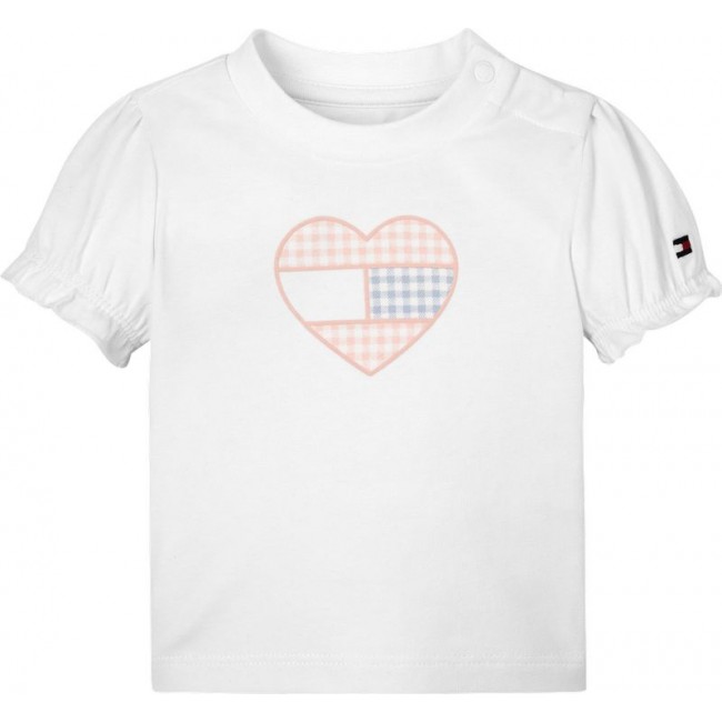 Tommy hilfiger BABY RUFFLE GINGHAM FLAG TEE S/S KN0KN01807 YBR.001