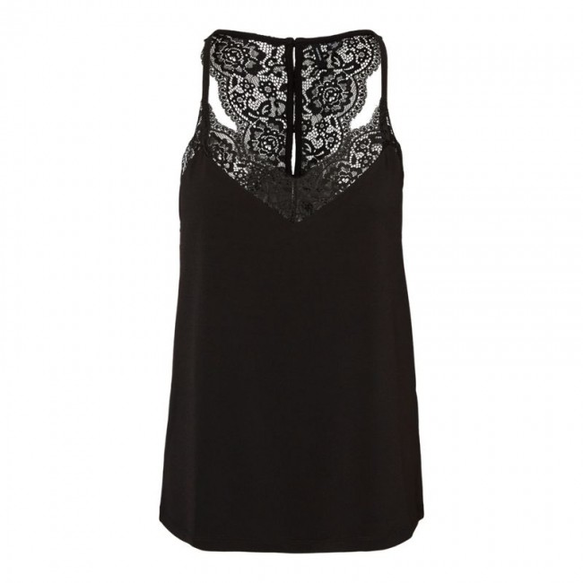 Vero moda VMANA S/L LACE TOP GA NOOS 10233213 black Vero moda VMANA S/L LACE TOP GA NOOS 10233213 black