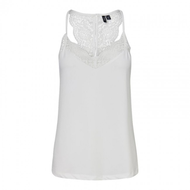 Vero moda VMANA S/L LACE TOP GA NOOS 10233213 snow white